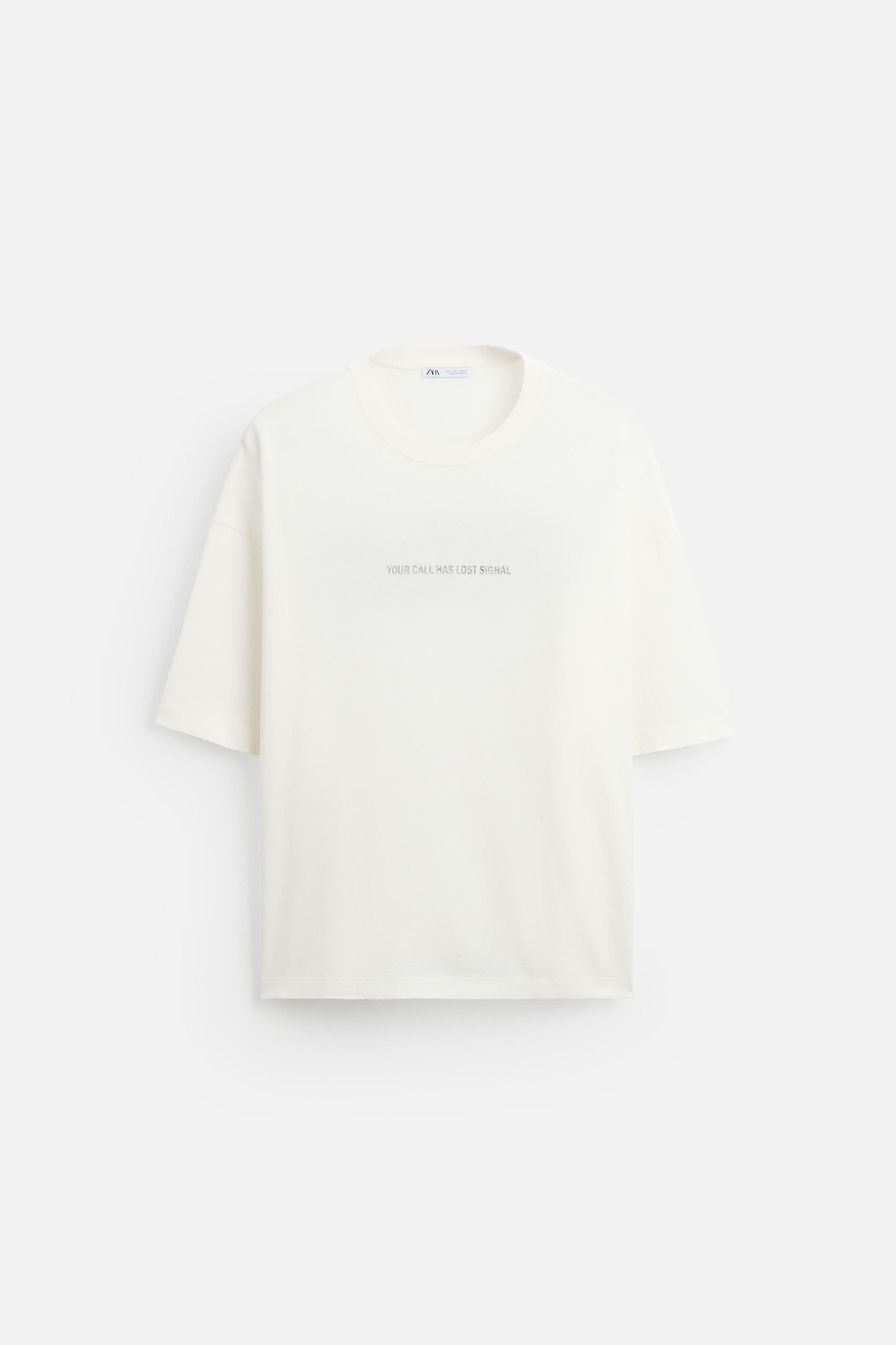 TEXT PRINT T-SHIRT Product Image