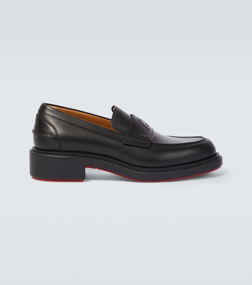 CHRISTIAN LOUBOUTIN Urbino Calfskin Loafer In Bk01 Black Product Image