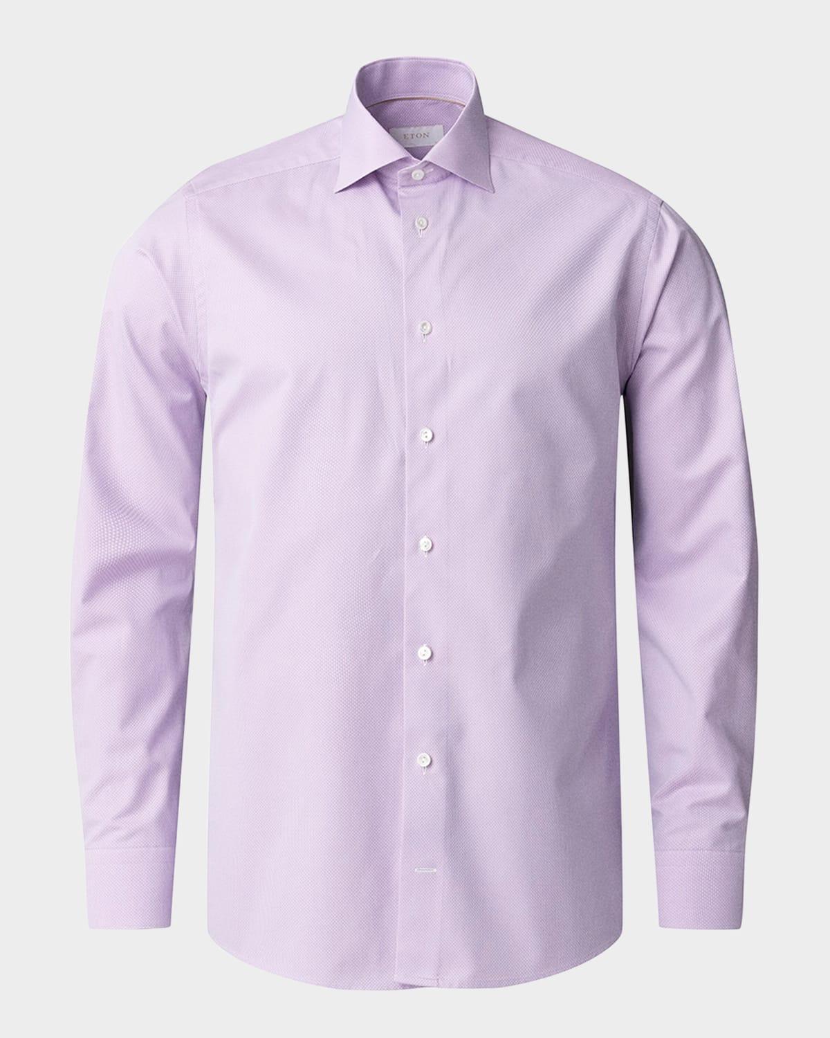 Men's Slim-Fit Structured Elevated Sport Shirt Product Image