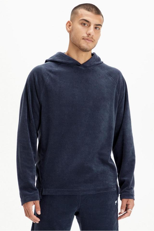 Fabletics Men The Island Terry Hoodie male Classic Navy Size XXL Product Image