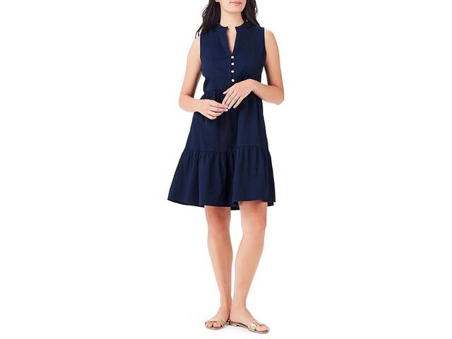 NIC+ZOE Plus Size Tia Dress (Dark Indigo) Women's Dress Product Image