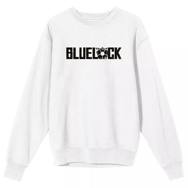 Mens Bioworld Blue Lock Title Logo Long Sleeve Graphic Tee Product Image