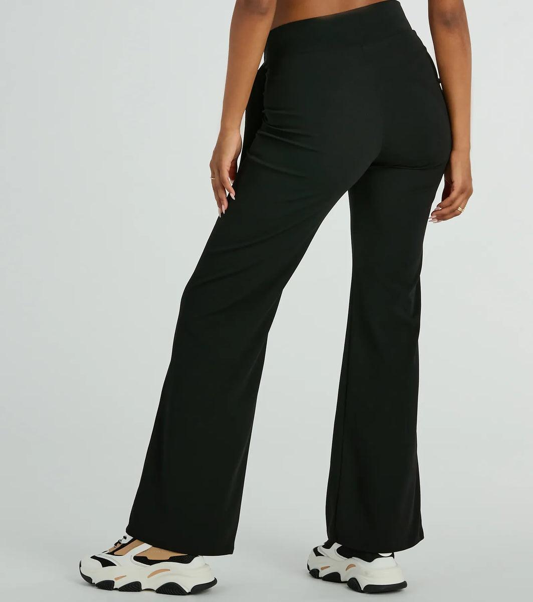 Walk The Walk High Rise Belted Crepe Trouser Pants Product Image