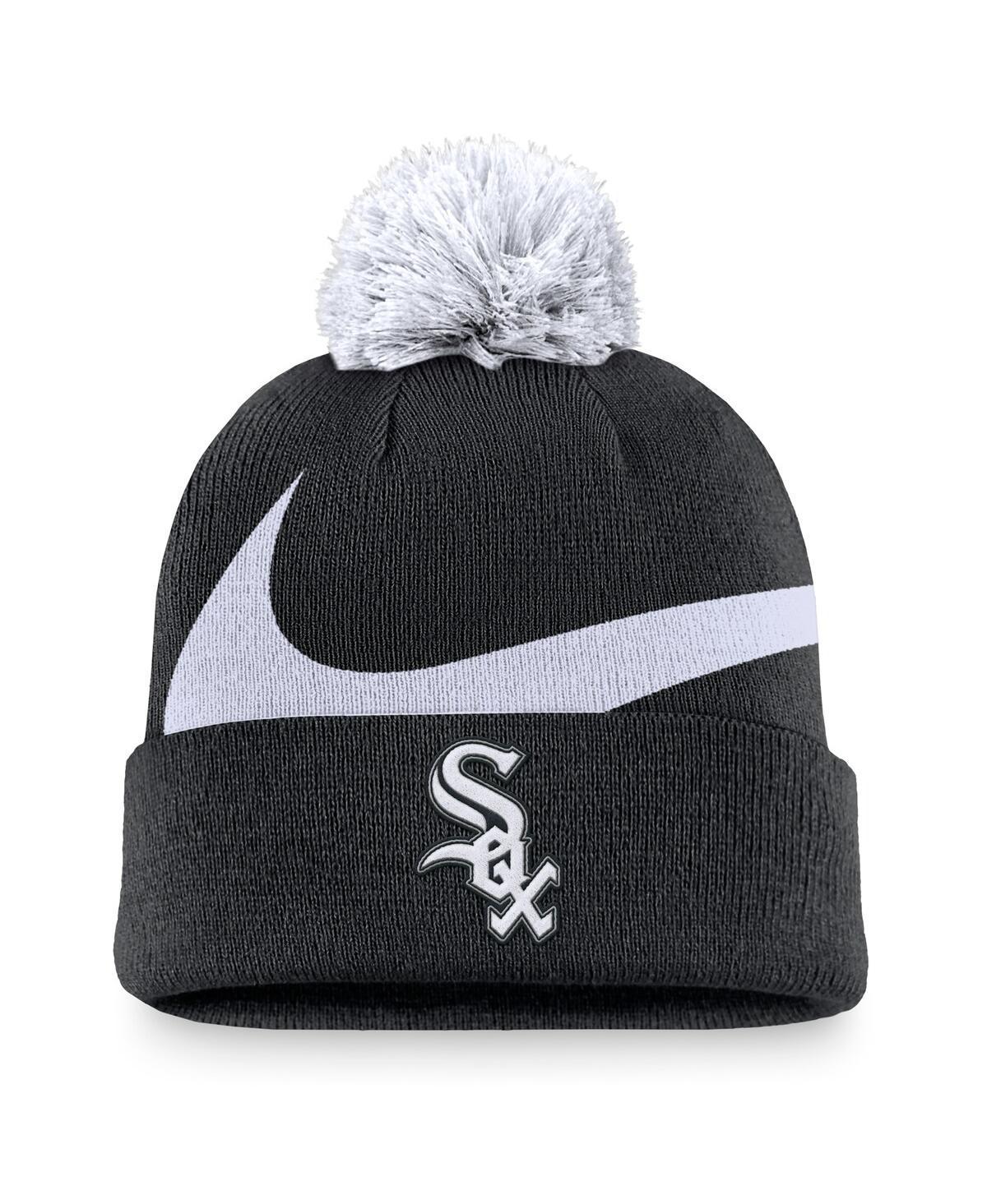 Chicago White Sox Peak Nike Mens MLB Cuffed Pom Beanie Product Image