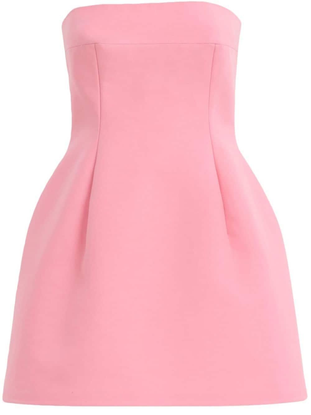 strapless flared minidress Product Image