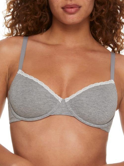 Skarlett Blue Adorned Cotton Blend Underwire Bra Product Image