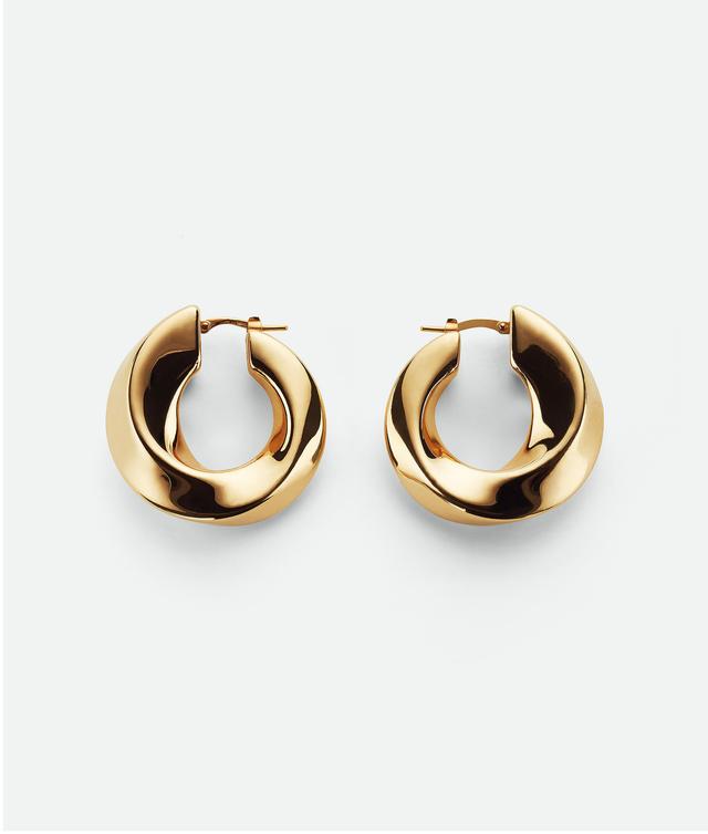 Twist Hoop Earrings Product Image