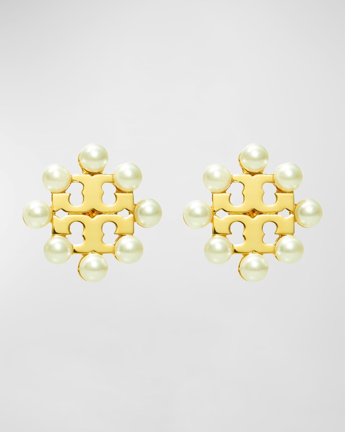 Tory Burch Kira Imitation Pearl Stud Earrings Product Image