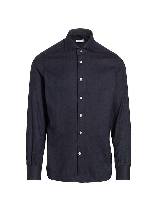 Mens Cotton-Blend Button-Front Shirt Product Image