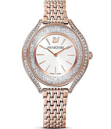 Swarovski Crystalline Aura Rose Gold Bracelet Watch Product Image