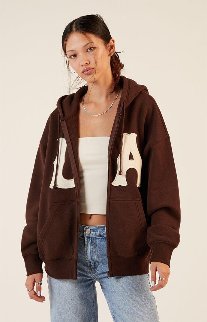 Womens LA Zip Up Hoodie product image