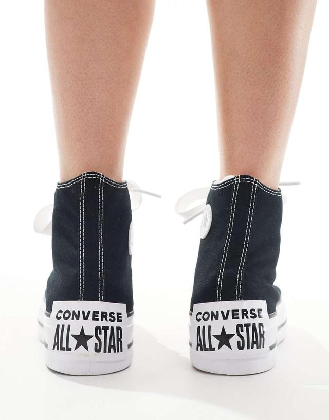 Converse Chuck Taylor All Star Lift Sketch platform sneakers in black Product Image