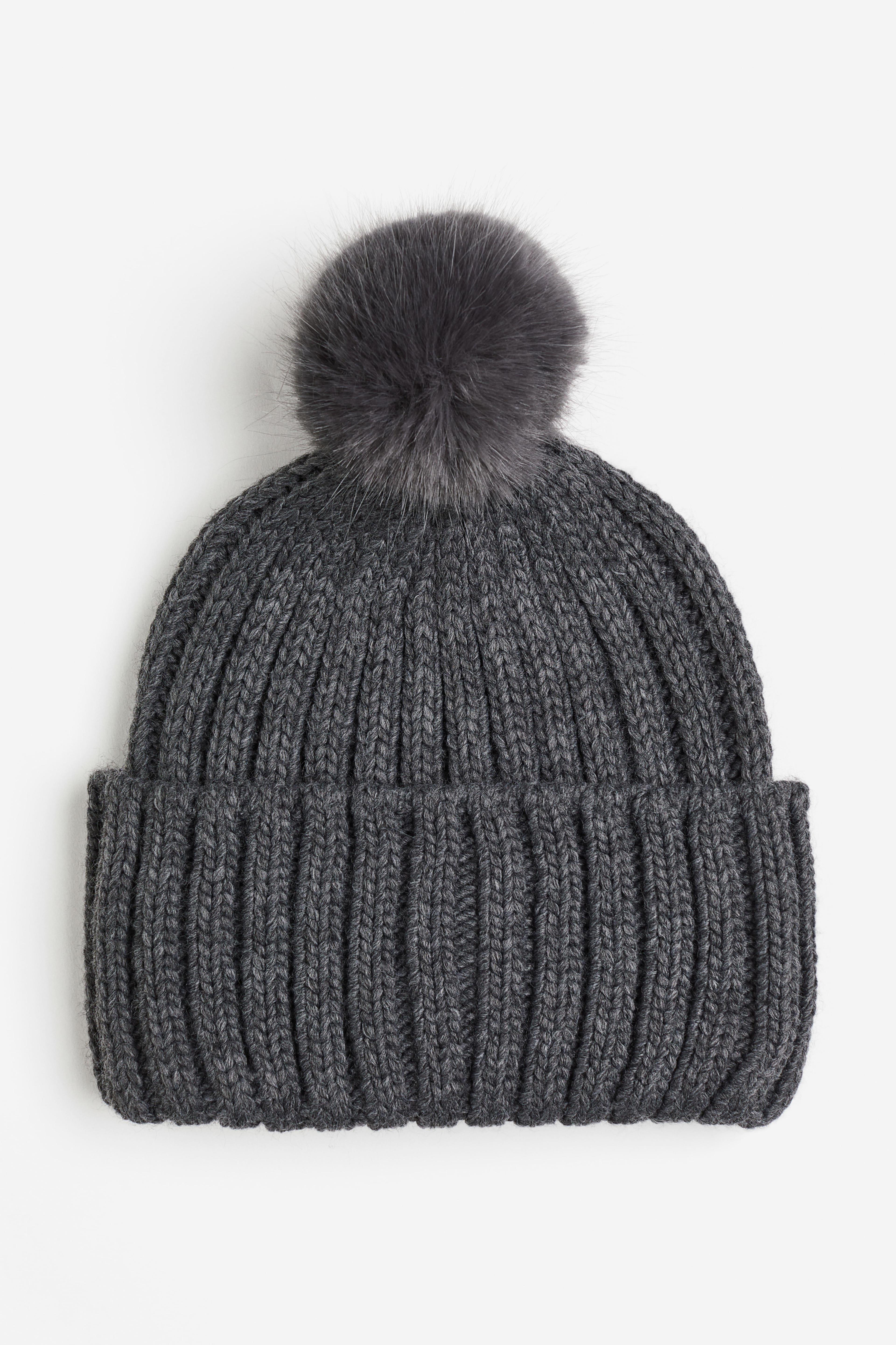 Rib-Knit Pompom Beanie product image