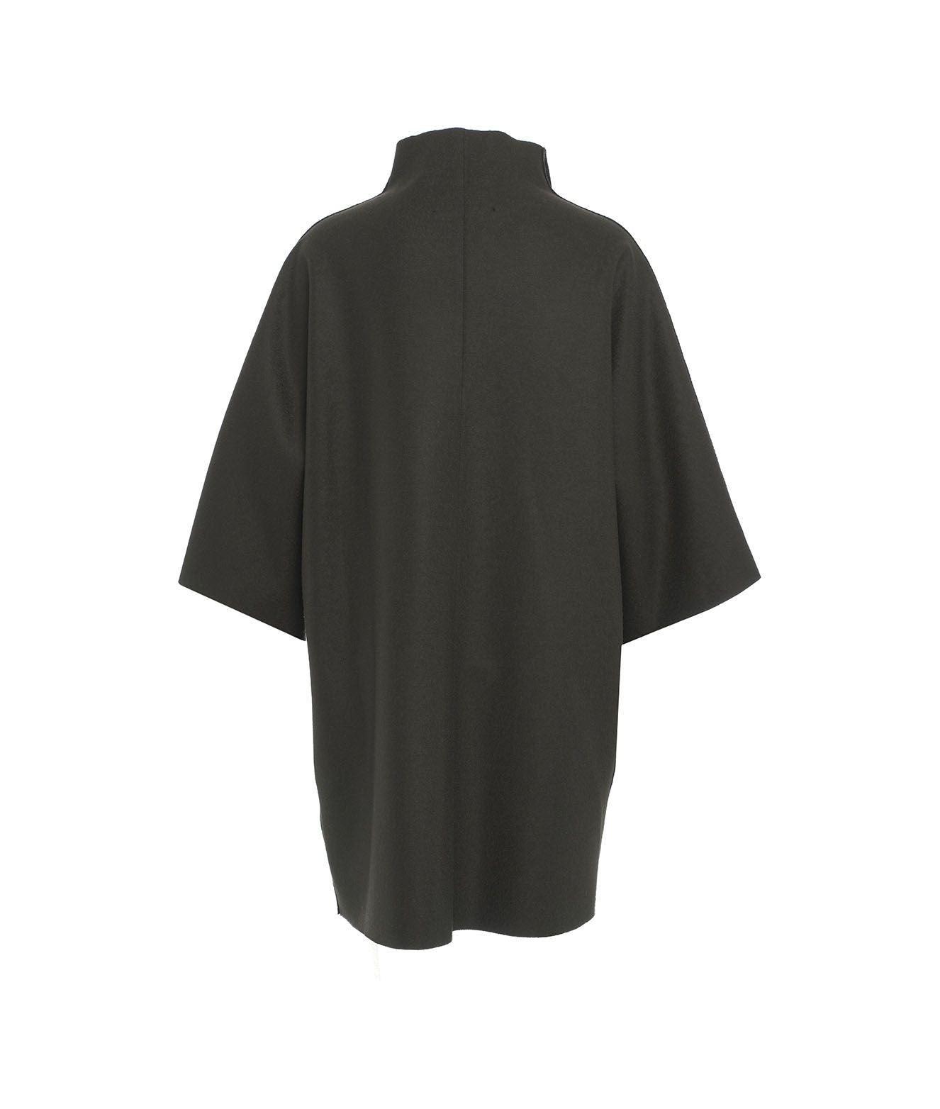 Cappotto kimono in lana pressata Female Product Image