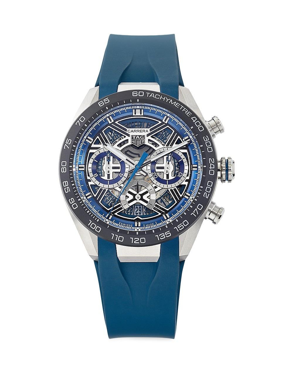 Womens Carrera TH-20 Extreme Titanium & Rubber Watch/44MM Product Image