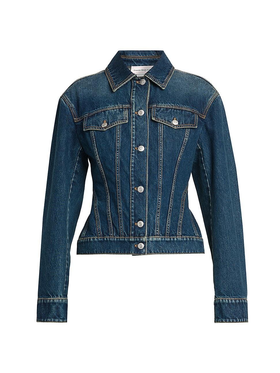 Womens Tailored Denim Jacket product image