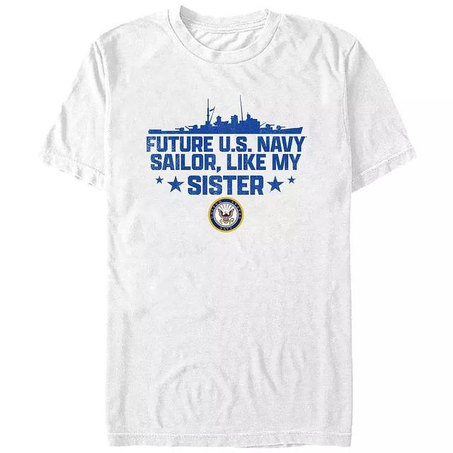 Mens Future U.S. Navy Sailor, Like My Sister Graphic Tee Product Image