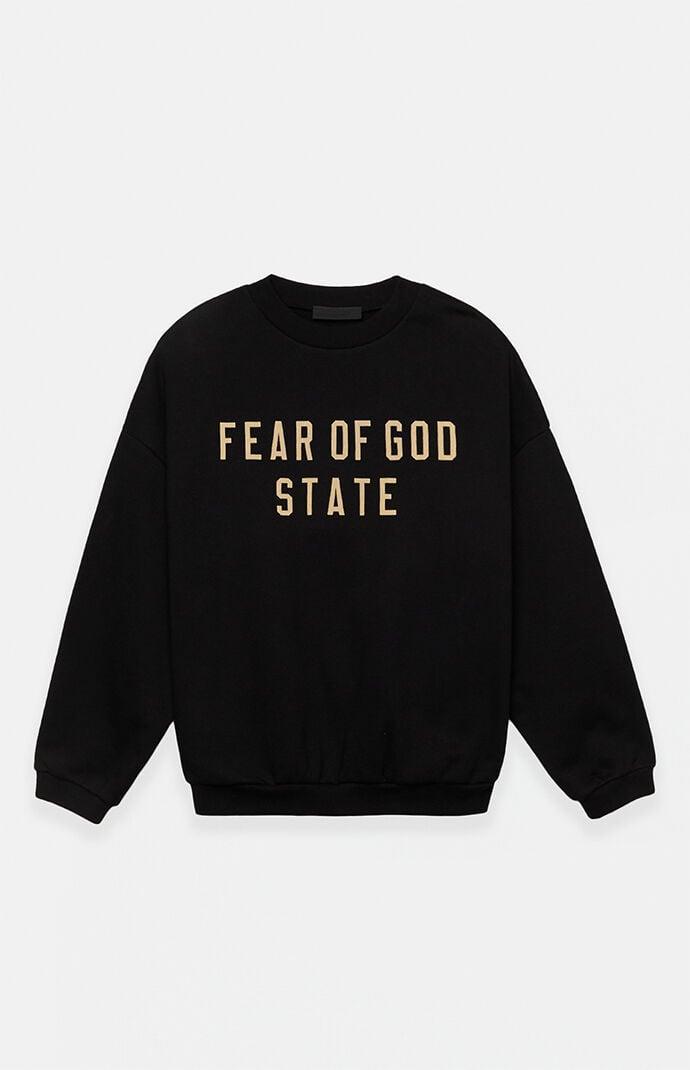 Fear of God Essentials Men's Fleece Crew Neck Sweatshirt - Product Image