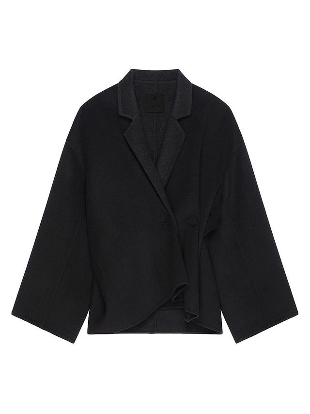 Womens Blazer In Double Face Wool And Cashmere Product Image