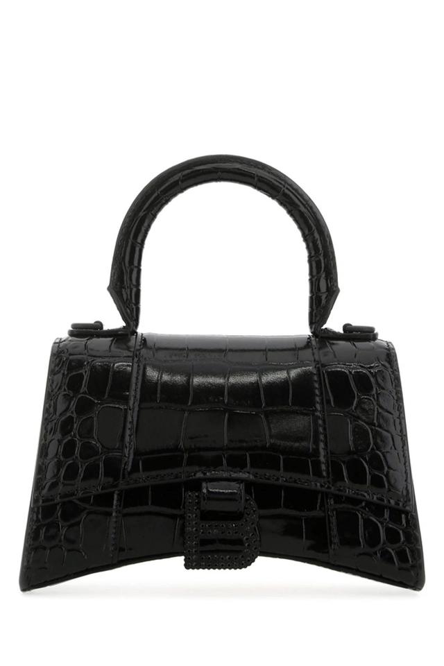 Hourglass Xs Bag -  -  Black - Leather Product Image