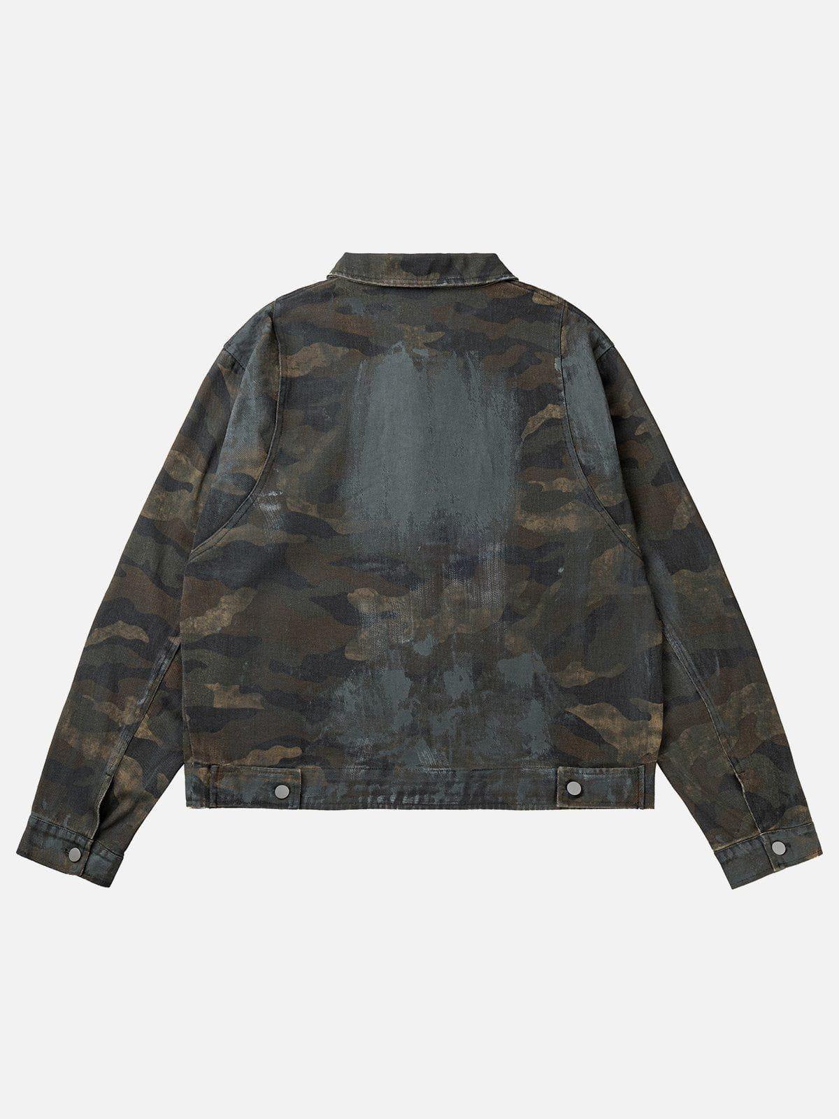 Aelfric Eden Dirt Washed Camouflage Jacket Product Image