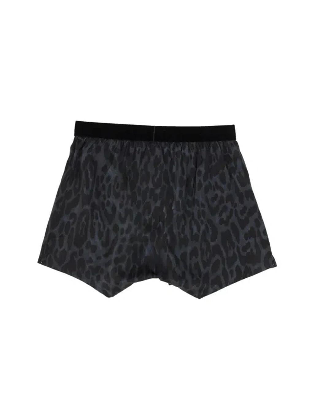 TOM FORD Silk Boxers In Blue Product Image