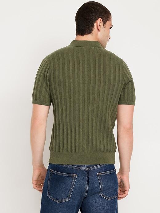 Textured Button-Down Sweater Product Image