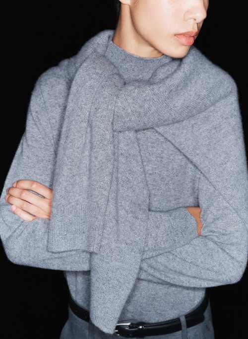 bare cashmere turtleneck sweater Product Image