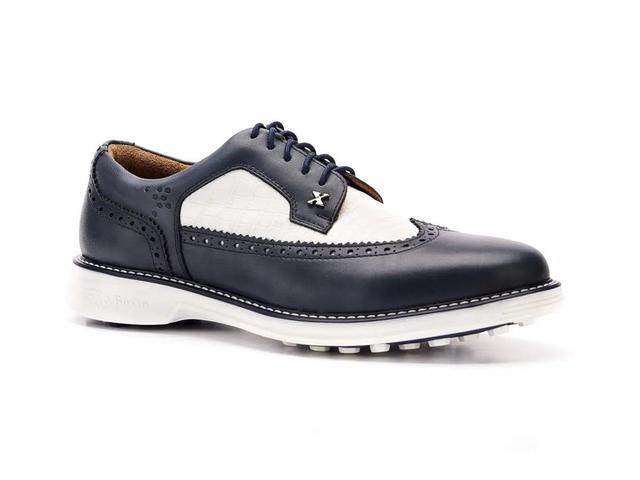 Boxto Golf Men's Legacy Freedom Spikeless Golf Shoes - Navy Blue Product Image