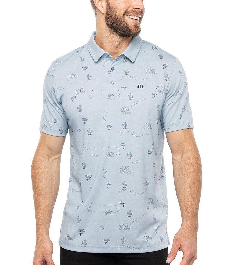 TravisMathew Perks Of The Job Short Sleeve Polo Shirt Product Image