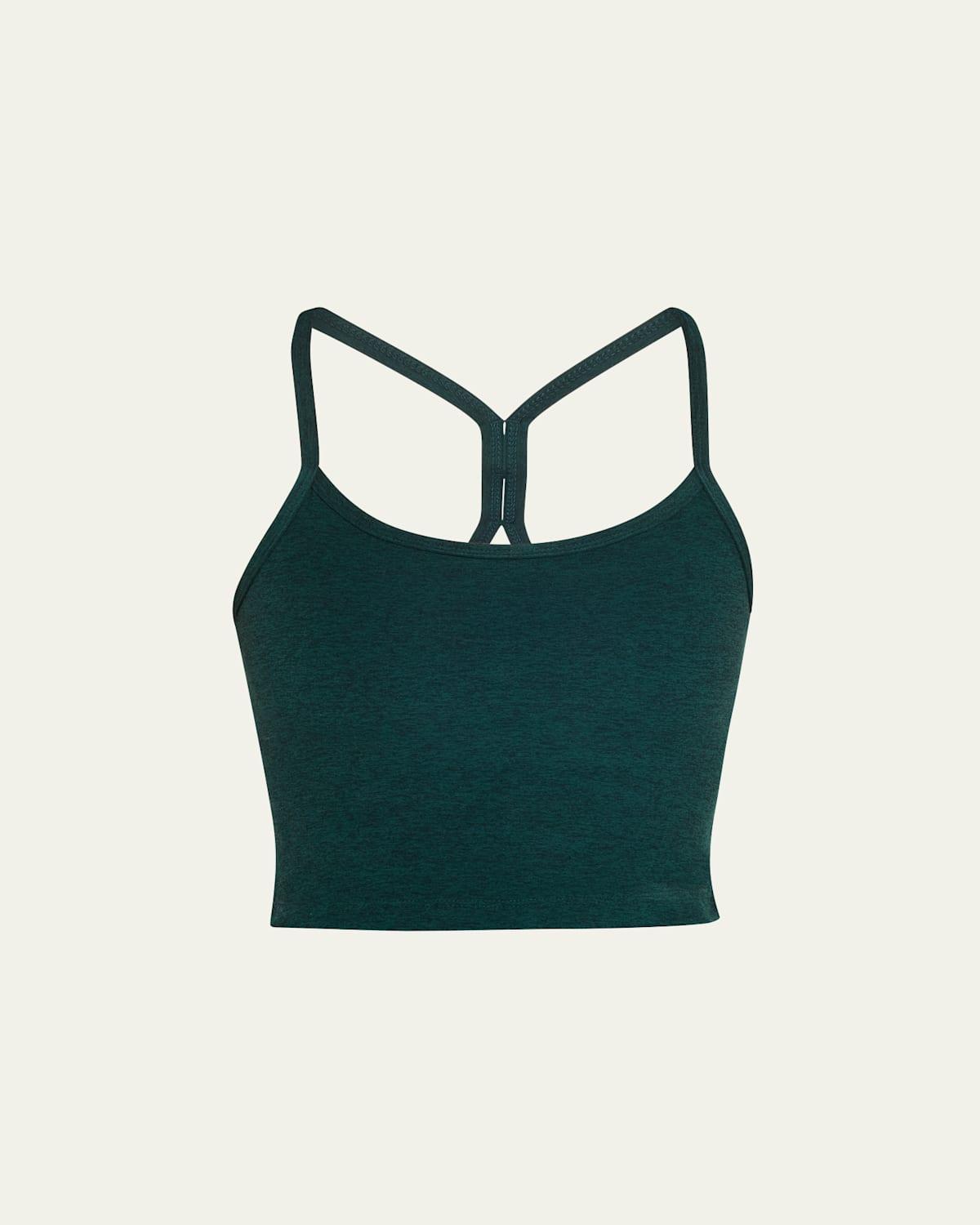 Space-dye Slim Racerback Cropped Tank Product Image