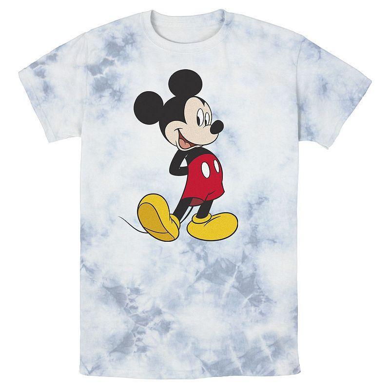 Disneys Mickey Mouse Mens Smiling Pose Wash Tee Product Image