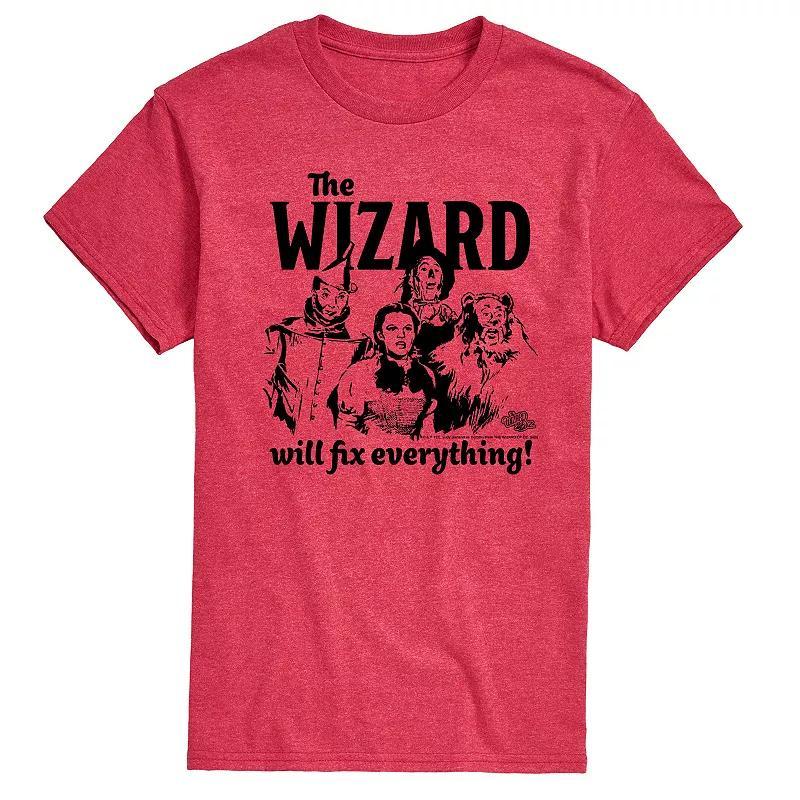 Mens Wizard Of Oz Wizard Will Fix Everything Graphic Tee Product Image