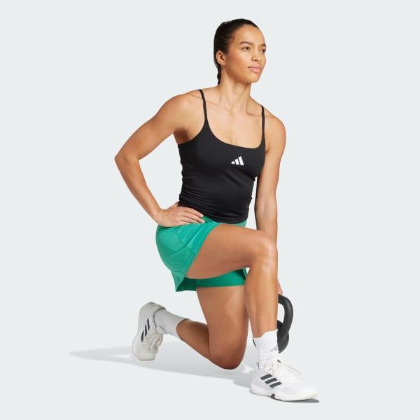 adidas Optime Tank With Integrated Light-Support Bra Black M Womens Product Image