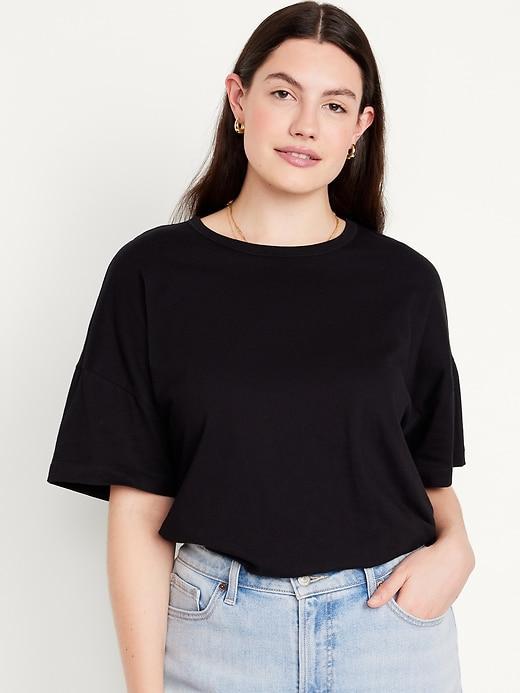 Oversized EveryWear Tunic T-Shirt Product Image