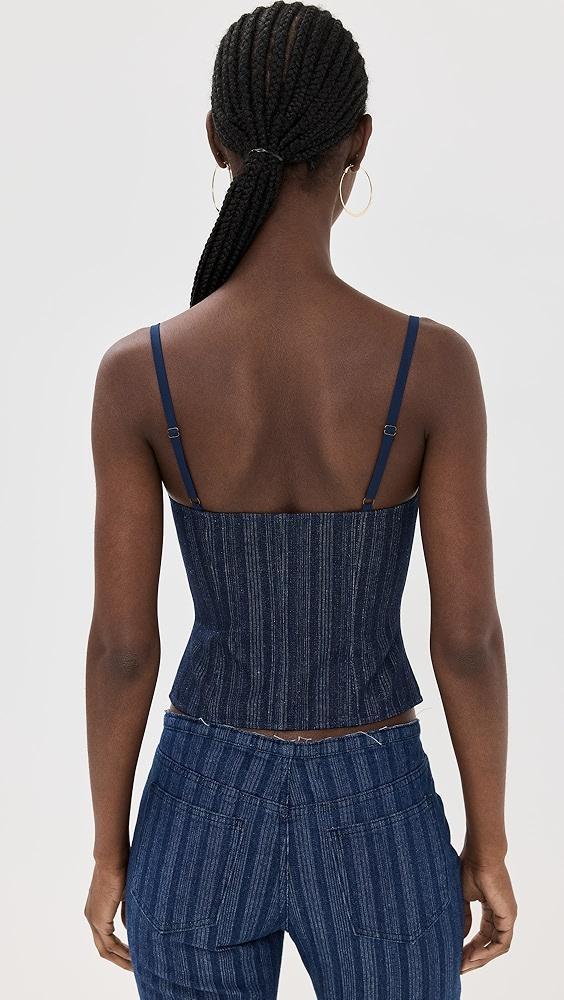 Lioness Charismatic Denim Corset | Shopbop Product Image