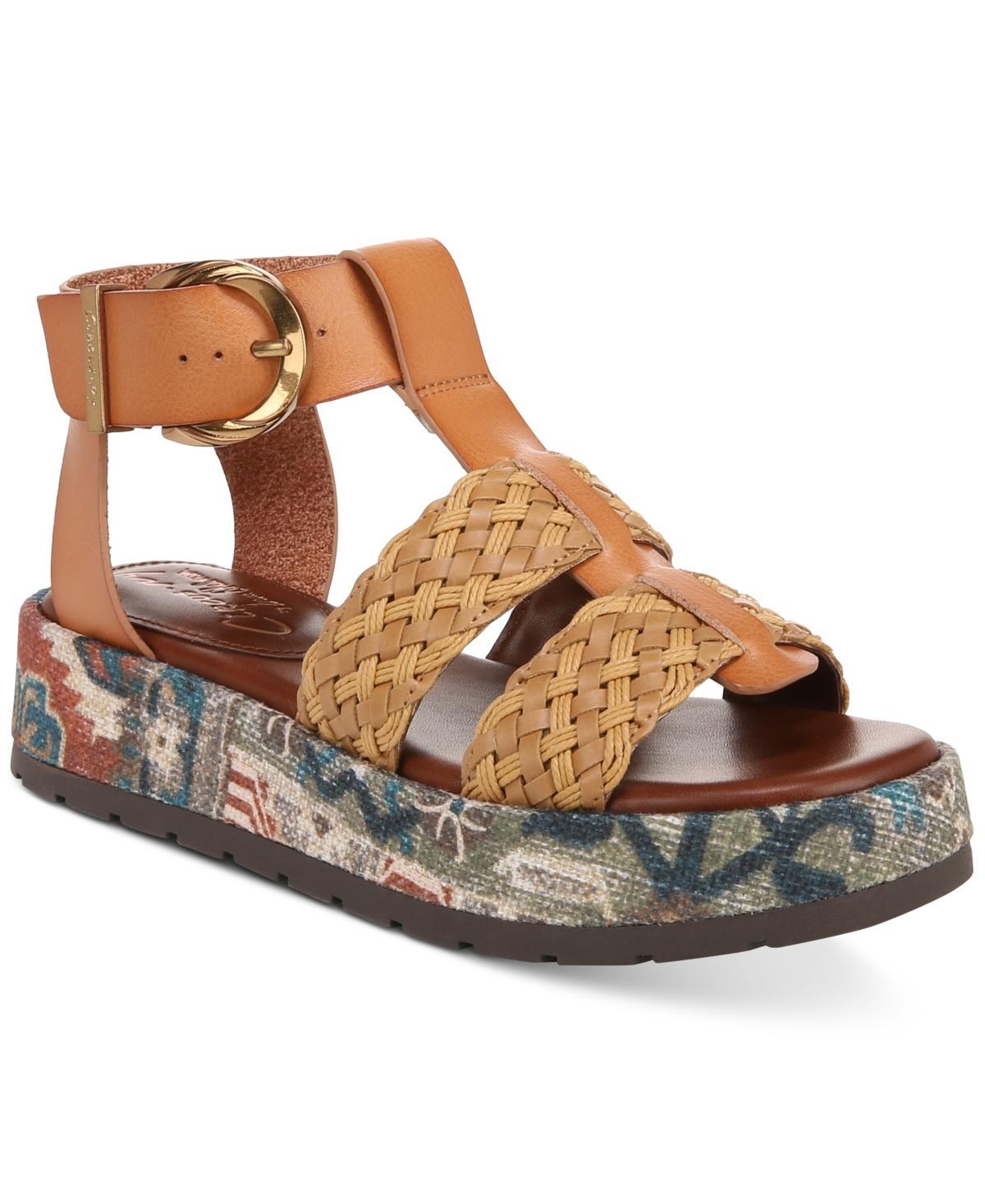 Circus Ny by Sam Edelman Womens Katy Woven Platform Fisherman Sandals - Redwood Brown Product Image