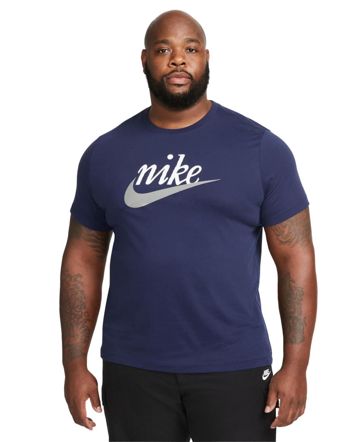 Nike Sportswear Mens Heritage Script Logo Short-Sleeve Crewneck T-Shirt Product Image