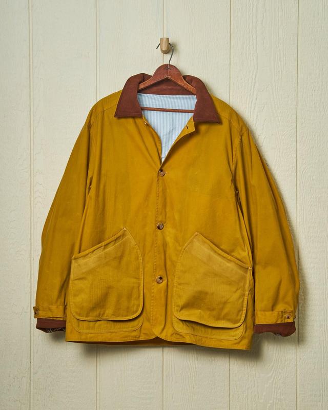 Gamekeeper Jacket in Goldenrod Waxed Canvas Product Image