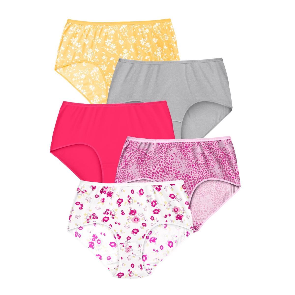 Comfort Choice Womens Cotton Brief 5-Pack Product Image