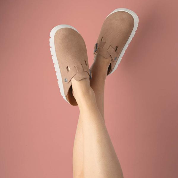 Womens Papillio by Birkenstock® Boston Chunky Sandal - Warm Sand Product Image