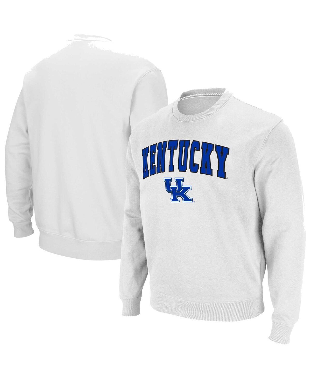 Colosseum Mens Kentucky Wildcats Arch & Logo Pullover Sweatshirt Product Image