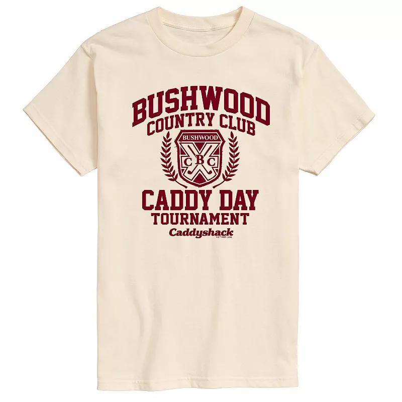 Mens Caddy Shack Bushwood Graphic Tee Grey Gray Product Image