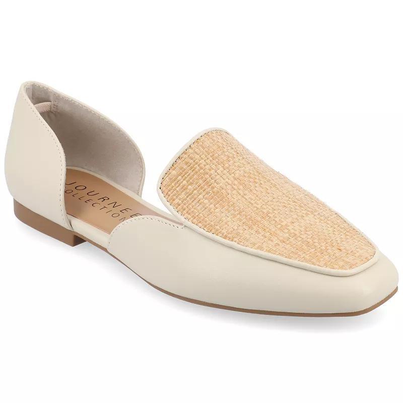 Journee Collection Kennza Womens Tru Comfort Foam Soft Faux Leather Slip On Flats Product Image