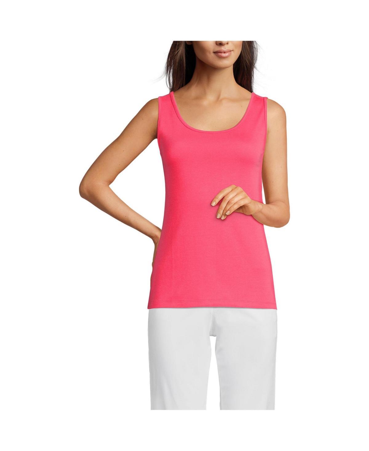 Lands End Womens Cotton Tank Top Product Image