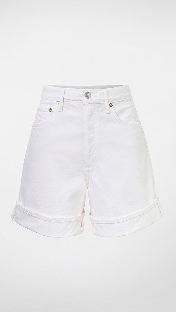 AGOLDE Dame Short: High Rise Baggy Cuff | Shopbop Product Image