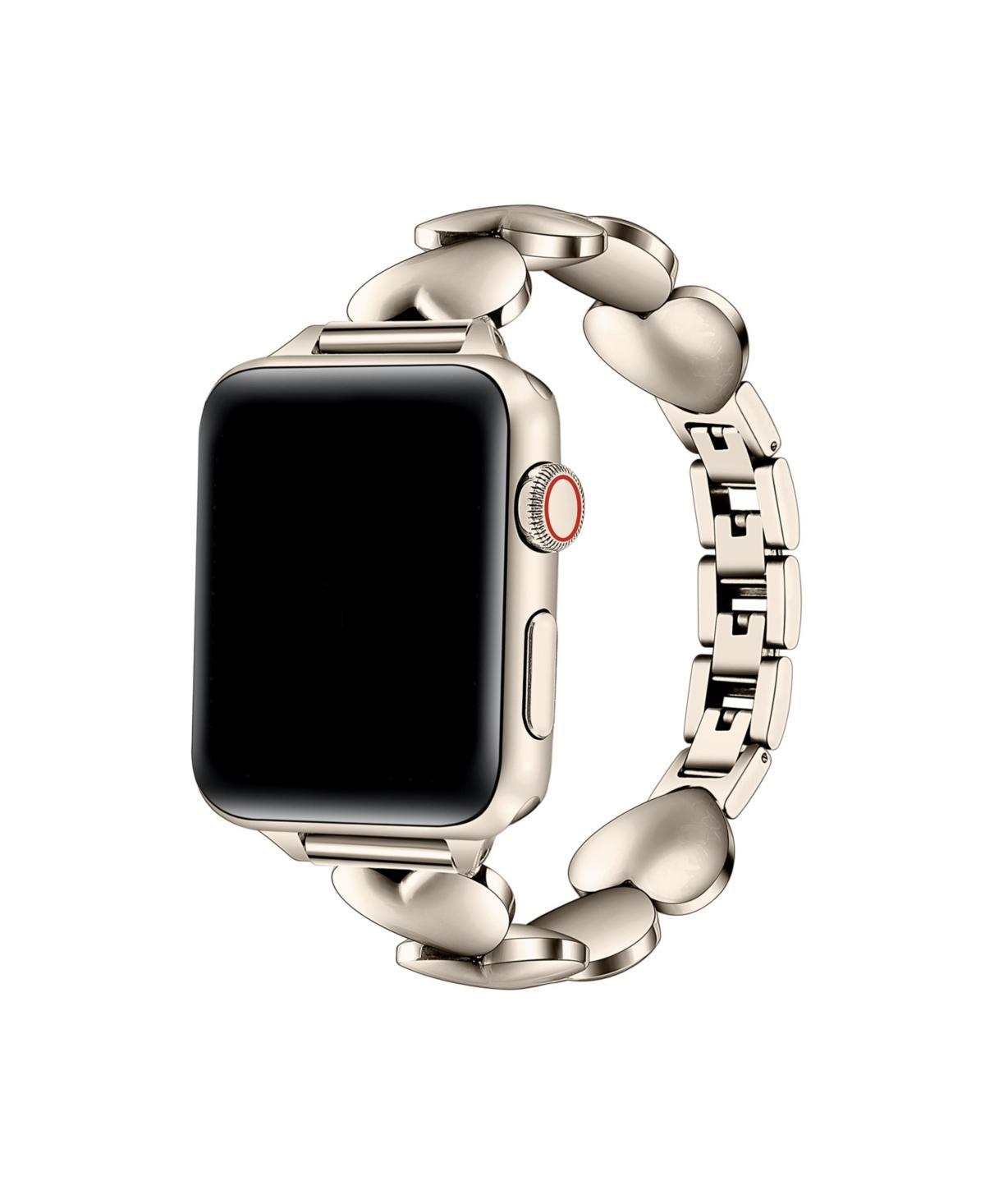 Posh Tech Womens Aphrodite Heart Stainless Steel Band for Apple Watch 42mm, 44mm, 45mm, 49mm Product Image