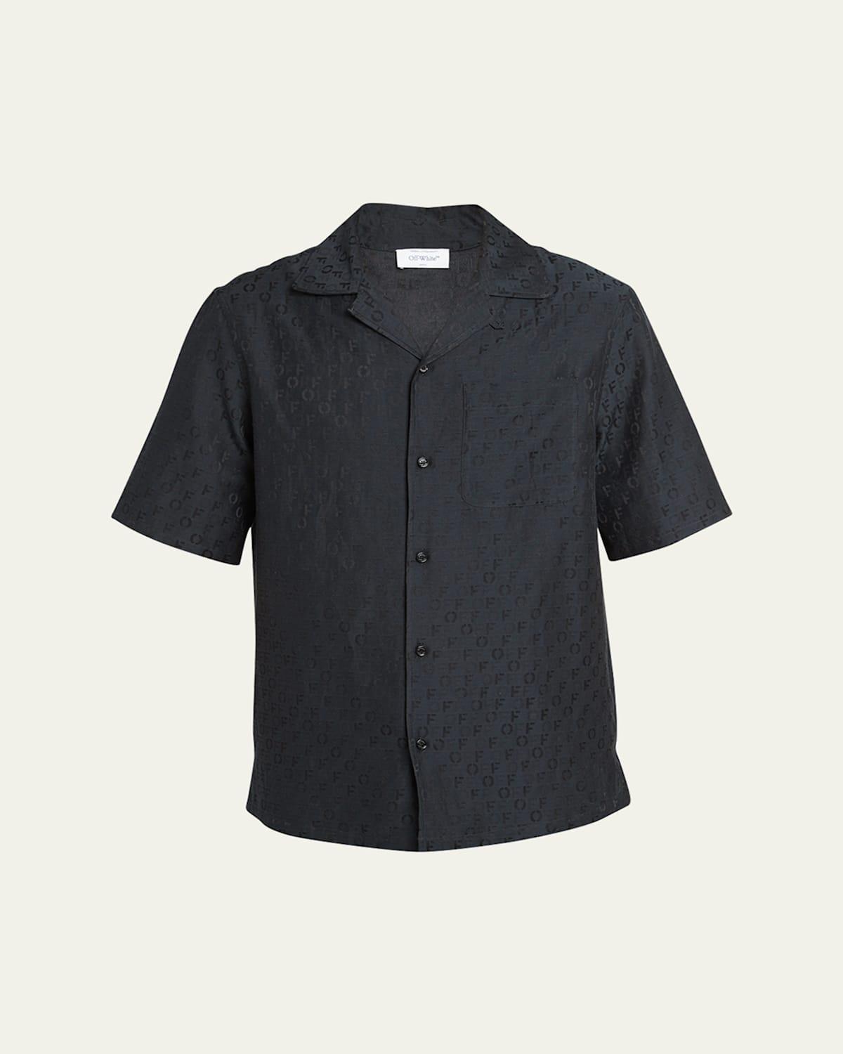 Mens Sheer Logo Camp Shirt Product Image