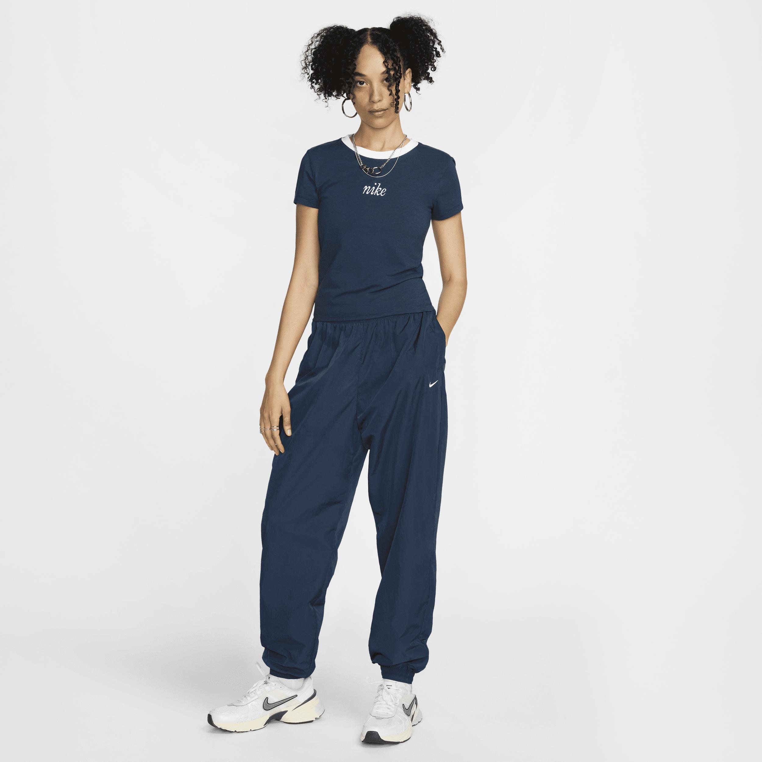 Nike Sportswear Chill Knit Women's Slim Cropped Tee Product Image