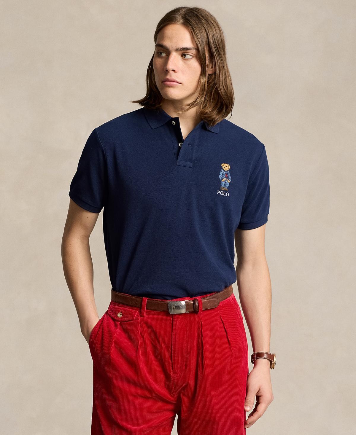 Polo Ralph Lauren Mens Big & Tall Polo Bear Mesh Polo Shirt Product Image